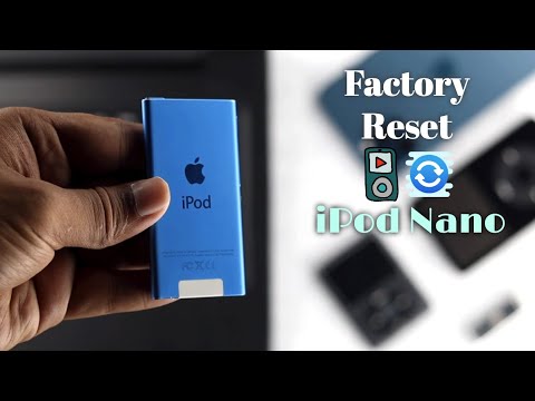 How do I wipe my iPod nano without a computer?