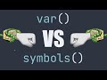 var VS symbols - What’s the Difference Between these Two Sympy methods? 🐍 Google Colab