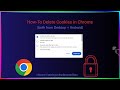 How-to Delete Google Chrome Cookies