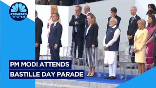 PM Modi's France Visit: PM Modi, Emmanuel Macron Attend Bastille Day Celebrations In Paris