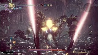 仁王2 裸 LV1 奈落獄 深部16階層 土蜘蛛 蘆屋道満 nioh2 underworld depth 16F Tsuchigumo Ashiya Doman