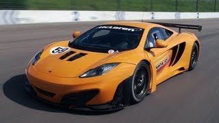 McLaren MP4-12C GT3 racer on track - review by www.autocar.co.uk