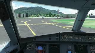 COCKPIT VIEW ✈️ United Airlines Pilot's Epic Landing in Micronesian Paradise