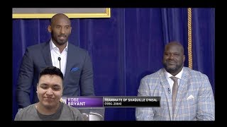 Kobe Bryant's Speech On Shaquille O'Neal's Statue Ceremony | Reaction