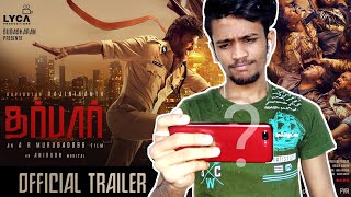 DARBAR Trailer Reaction Review by Thalapathy fan