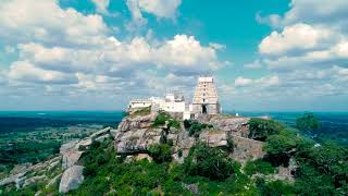 Melkote temple drone view