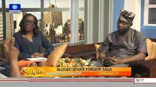 Sunrise: SANs Ozekhome, Ogunye Debate Over Alleged Senate Forgery Saga Pt 1