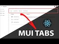 How to create React JS Tabs | React Tabs Using MUI