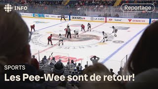 Le début du Tournoi international de hockey pee-wee