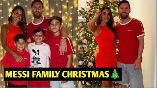 Messi family celebrating Christmas😍#messi #trending #christmas #leomessi #football #viral #argentina