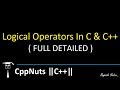 Logical Operators In C And C++
