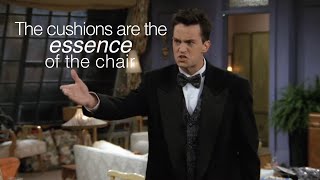 Chandler Bing being a constant mood