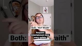 Respawn Entertainment with Wraith like 😭 #apexlegends #funny #wraithapexlegends