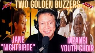 NIGHTBIRDE & MZANSI YOUTH CHOIR receives GOLDEN BUZZERS by Simon & Audience on AGT | Critique by PK