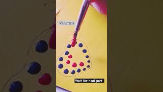 Should I mix ? Subscribe for Part 2| #tutorial #art #satisfying #yellow #heart #shorts #colormixing