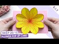 FLOWER POP UP CARD MAKING / HOW TO MAKE A 3D FLOWER POP UP GREETING CARD / HANDMADE WOMEN'S DAY CARD