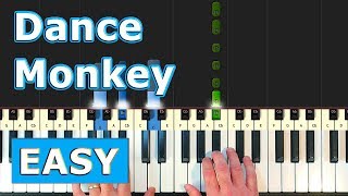 Tones and I - Dance Monkey - Piano Tutorial EASY  [Sheet Music]
