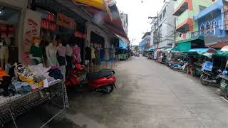 Betong Thailand 5pm - street walking part 1.