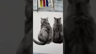 #drawing #watercolour #art #watercolor #artist #draw #painting #watercolourpainting #catlover #ink