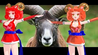 【MMD】GOAT【重音テト　波音リツ】