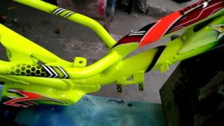 Video Motor Bebek 2tak Yamaha Fizr Modif trail Mesin 