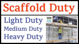 Scaffold Duty || Light/Medium/Heavy Duty Scaffold || Scaffolding Load Capacity || Scaffold Safety