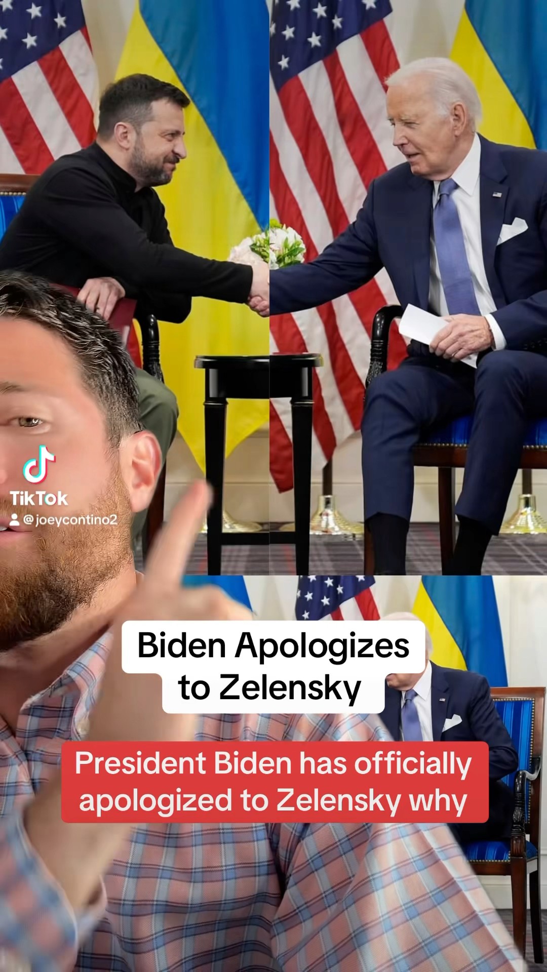 Biden Apologizes To Zelensky - YouTube