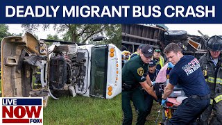 Migrant bus crash: 8 killed, 40 hurt in Ocala, Florida | LiveNOW from FOX