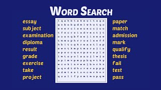 Word Search Puzzles Games Free On YouTube