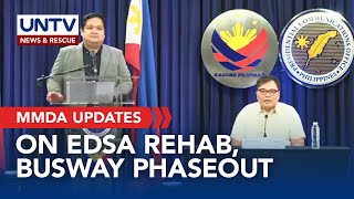 MMDA Atty. Romando Artes gives update on EDSA Rehab, other concerns