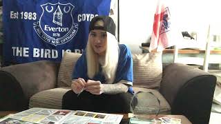 Sarah Halpin opens Panini Sticker Pack - Liverpool