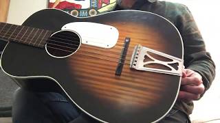 1966 Harmony Stella H929 Acoustic Parlor Guitar USA