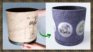 Idea for decoration in cardboard BARREL