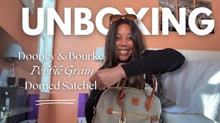 Unboxing Dooney & Bourke’s Large Pebble Grain Domed Satchel