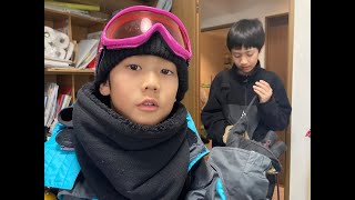 久々に子供たちを小学校まで送りに行くよ〜🏫 北海道旭川市✨ Asashikawasi in Hokkaido