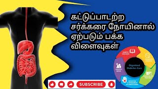 Side effects of uncontrolled diabetes இரத்தச் சர்க்கரைக் குறைவு அல்லது உயர் இரத்தசர்க்கரை எச்சரிக்கை