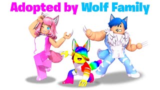 BABY Tofuu gets Adopted by WOLF FAMILY.. πΊπΎ (Roblox)