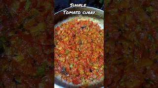 Simple Tomato curry with chapathi #food #youtubeshorts #shorts #trending #viral #shortvideo #tomato