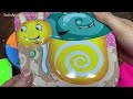 RAINBOW Slime I Mixing random into Glossy Slime I Relaxing slime videos#part8