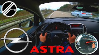 Opel Astra J 1.4 Turbo 140 PS Top Speed Drive On German Autobahn With No Speed Limit