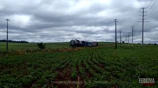 Trem Capina química saindo de Londrina