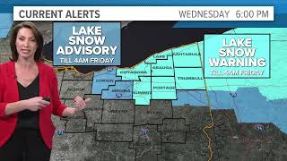 Cleveland Weather: More wintery weather arrives