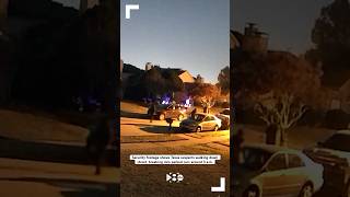 Security footage shows Texas suspects walking down street, breaking into parked cars around 3 a.m.