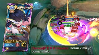 Musuhnya Di Acak-acak Sama Ruby Xavier Sampe Heran - Top 1 Global Ruby Gameplay