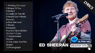 ED SHEERAN Greatest Hits Full Album 2024 (Lyrics)