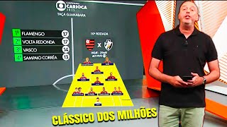 GLOBO ESPORTE RJ FLAMENGO X VASCO AO VIVO COM IMAGENS | MUDANÇAS NA ESCALAÇÃO DO FLAMENGO