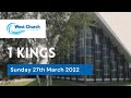 LIVE West Church Morning Worship - Sunday 27th March 2022