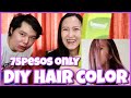 DIY TIPID HAIR COLOR | NO BLEACH | BREMOD | DUST COLOR | AFFORDABLE HAIR COLOR | FOR ONLY 75PESOS