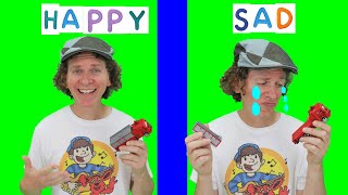 Happy Sad Song | Opposites Song | Dream English Kids