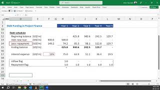 03. Debt Funding in Project Finance - PMT Calculation